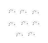 Wzxksoac 40Pcs 23A/A23 Battery (12V) Clip Holder Box Case Black