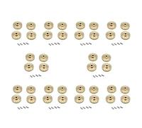 Wzxksoac 40Pcs Heavy Duty Brass Wheel Hex Adapter Balance Weight for AXIAL SCX24 90081 Upgrades 1/24 RC Crawler Car Parts