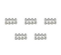 Wzxksoac 40Pcs Metal Connecting Rod Screw Gasket Shim Washer Rest for C14 C24 C34 C44 MN D90 D91 D99S RC Car,Silver
