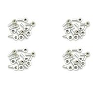 Wzxksoac 40Pcs Metal M2 Tie Rod End Ball Joint Link Ball Head for Mini 4WD RC Car Truck Crawler Boat Airplane,3