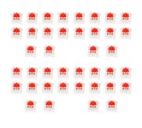 Wzxksoac 40Pcs Plastic For Cherry Red 3 Pin MX RGB Mechanical Switch Keyboard Replacement