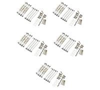 Wzxksoac 40X Metal Chassis Pull Rods Link Suspension Tie Rod for MN D90 D91 D96 D99 D99S MN90 MN99S 1/12 Silver