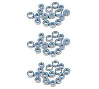 Wzxksoac 48PCS Rubber Sealed Ball Bearing Kit for TT02 TT-02 TT02D TT-02D 1/10 RC Car Upgrades Parts Accessories