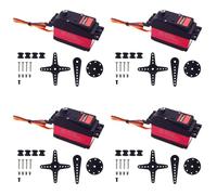 Wzxksoac 4pc DS5160 60Kg 8.4V High Voltage Waterproof Digital Servo for 1:5 RC Car SAVOX-0236 XL 5T Robot Arm 270 Servo