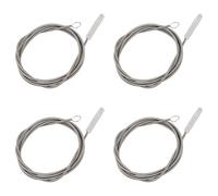 Wzxksoac 4pcs 1.5M Inlet and Outlet Pipe Cleaning Spring Brush Long Brush Beer Fermentation Tank Tube Hose Cleaner