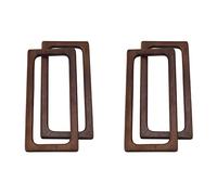 Wzxksoac 4Pcs 20cm Rectangle Wooden Bags Handle DIY Sewing Brackets Purse Frames Handles for Making Handbag Accessories