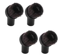 Wzxksoac 4pcs 32mm Dusting Brush Dust Tool Attachment for Vacuum Cleaner Round Horse Hair