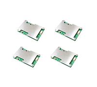 Wzxksoac 4Pcs 4S 12V 100A LiFePo4 Lithium Iron Phosphate Battery Protection Circuit Board with Balanced Charging