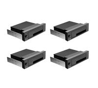 Wzxksoac 4pcs 5.25 Inch Internal Tray-Less Bay III Hard Drive Backplane Enclosure Hot Swap Mobile Rack for 2.5/3.5 Inch HDD