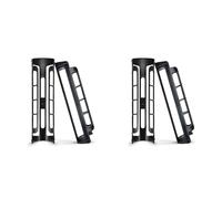 Wzxksoac 4pcs Coffee Pod Holder Side Mount for K Cup Pods Dispenser for Single- Coffee Makers Black