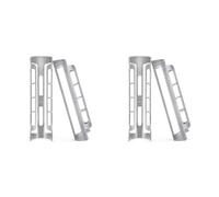 Wzxksoac 4pcs Coffee Pod Holder Side Mount for K Cup Pods Dispenser for Single- Coffee Makers Gray