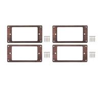 Wzxksoac 4Pcs Electric Guitars Wooden Humbucker Guitar Pickup Frame Pickup Mounting Ring