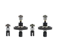 Wzxksoac 4Pcs Front & Rear Driver Set EA1056 EA1058 for JLB Racing CHEETAH 11101 21101 J3 Speed 1/10 RC Car Spare Upgrade Parts