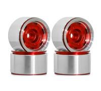 Wzxksoac 4Pcs Metal 1.0In Beadlock Wheel Rim Wheel Hub for 1/18 1/24 RC Crawler Car Axial SCX24 AX24 TRX4M TRX4-M Upgrade Parts,C