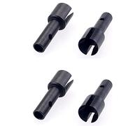Wzxksoac 4Pcs Metal Rear Wheel Axle Cup 8537 for -07 DBX07 EX-07 EX07 1/7 RC Car Upgrade Parts Spare Accessories