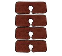 Wzxksoac 4Pcs Microfiber Kitchen and Bathroom Water Faucet Splash-Proof Mat Bottom Waterproof Thick and (Coffee)