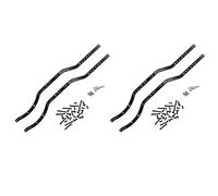 Wzxksoac 4Pcs/Set Steel Chassis Frame Rails for AXIAL SCX10 90027 SCX10 II 90046 90047 RC Car Crawler Truck Vehicle Model