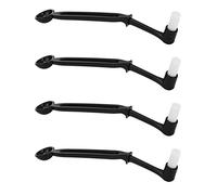 Wzxksoac 4X 2 in 1 Coffee Machine Grouphead Cleaning Brush Spoon Angled Detergent Scoop