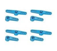 Wzxksoac 4X 25T Aluminum RC Servo Arm Horn for Futaba Savox Xcore HD Power RC Tools,Blue