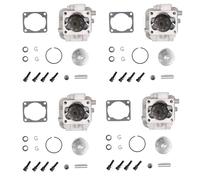 Wzxksoac 4X 29CC 4 Hole Cylinder Set Fit for Rovan TSRC Engine for 1/5 Rovan Kingmotor Baja FG Goped