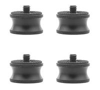 Wzxksoac 4X 3/8 to 1/4 Adapter Mini 3/8 Female to 1/4 Male Adapter Screw Mount Camera Tripod Ball Head for Photography Studio