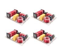 Wzxksoac 4X 3 Way Speaker Frequency Divider 300W HiFi Crossover Filter Frequency Distributor for DIY Home Speaker Modification