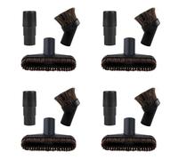 Wzxksoac 4X Assorted Vacuum Cleaner Brush Head Nozzle Horsehair Replacement Parts with 32/35Mm Adapater