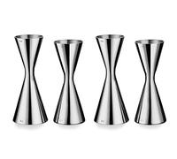 Wzxksoac 4x Bar Jigger Double Cocktail Jigger Bar Measures Bar Tools 30/60Ml, 30/45Ml Cocktail Shaker for Party Bar