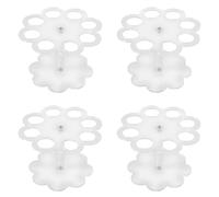 Wzxksoac 4X Detachable 8 Holes Acrylic Ice Cream Cone Holder Stand