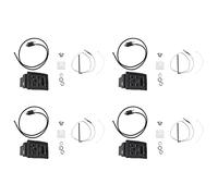 Wzxksoac 4X EQ-4T 4 Band Pickup EQ Preamp with Tuner for Acoustic Guitar with LCD Tuner and Volume Control