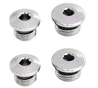 Wzxksoac 4X First Stage 7/16 Inch Scuba Diving Regulator High Pressure Port Plug and 3/8 Inch Low Pressure Port Plug