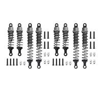 Wzxksoac 4X Metal Oil Filled Front&Rear for 1/12 12428 12423 RC Car Crawler Upgrad Part,Titanium