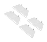 Wzxksoac 4X Metal Pedal Side Plate Slider for MN D90 D91 D99S MN99S 1/12 RC Car Upgrade Parts Accessories