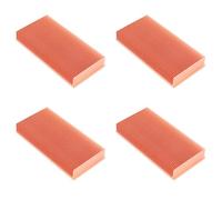 Wzxksoac 4X Pure Copper Heatsink 100X50X15mm Skiving Fin Heat Sink Radiator for Electronic RAM Chip LED VGA Cooling Cooler