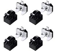Wzxksoac 4X QP2-4.7 PTC Relay 1 Pin Refrigerator Relay and 6750C-0005P Refrigerator Overload Protector