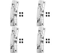 Wzxksoac 4X Rc Double Universal Joint Cardan Joint Gimbal Couplings with Screw,10x10Mm