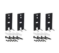 Wzxksoac 4X Steel Black Wall Mount Brackets Replacement for OmniJewel Lifestyle 650 & Surround Speakers 700