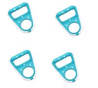 Wzxksoac 4X Water Pail Bucket Handle 5 Gallon Drinking Water Bottle Carrier Lifter with Rubberized Anti-Slip Holder-Green