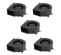Wzxksoac 5 Pcs 75 mm x 30 mm 2 Pin DC 12 V Brushless Fan PC Computer Cooling Fan