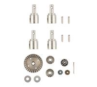 Wzxksoac 5 Pcs for HBX 16889 16889A 16890 16890A RC Car Parts, 4Pcs Metal Differential Cup & 1 Pcs Differential Driving Gears