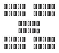 Wzxksoac 50 Pairs Suitable for OZMO T5/N8/N5/T8/DV35/DJ65/T9 Sweeping Robot Accessories HEPA Filter Cotton