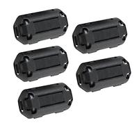 Wzxksoac 50 Pcs Movable 7mm Inner Diameter Black Ferrite Core Ring Cable Clip