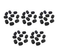 Wzxksoac 500Pcs Microphone Headset Grill Windshield Sponge Foam Black Mic Cover 30mmx8mm