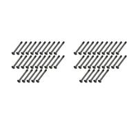 Wzxksoac 50Pcs 6-32X30mm Lengthened RoundHead Mount Screw for PC Case Video Card Cooler Radiator Water Cooling Fan DIY Computer