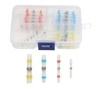 Wzxksoac 50Pcs Waterproof Solder Seal Heat Connector Shrink Butt Connectors Lug Terminals Electrical Wire Car Insulated Terminal