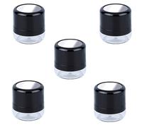 Wzxksoac 5pcs Empty Loose Powder Box, Makeup Powder Box, Portable Mirror Loose Powder Box, Mirror Travel DIY Makeup Foundation