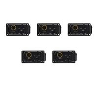 Wzxksoac 5X -10B 4 Band EQ Equalizer Preamp Guitar Pickup with Tuner Hard Bridge Piezo Pickup for Guitar 36 and 38