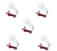 Wzxksoac 5X DC 12V 7W LED Bulb General Light Bulb Type Home/Camp/Hiking/Emergency/Outdoor