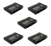 Wzxksoac 5X EQ-819 Car Equalizer Multifunctional Car Audio EQ Tuning Crossover Amplifier Parametric Equalizer Car Audio Equalizer