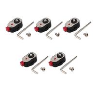 Wzxksoac 5X Field Monitor Quick Release Plate for LCD Monitor Magic Arm LED Light Camera Camcorder Rig with 1/4-Inch Screw Hole